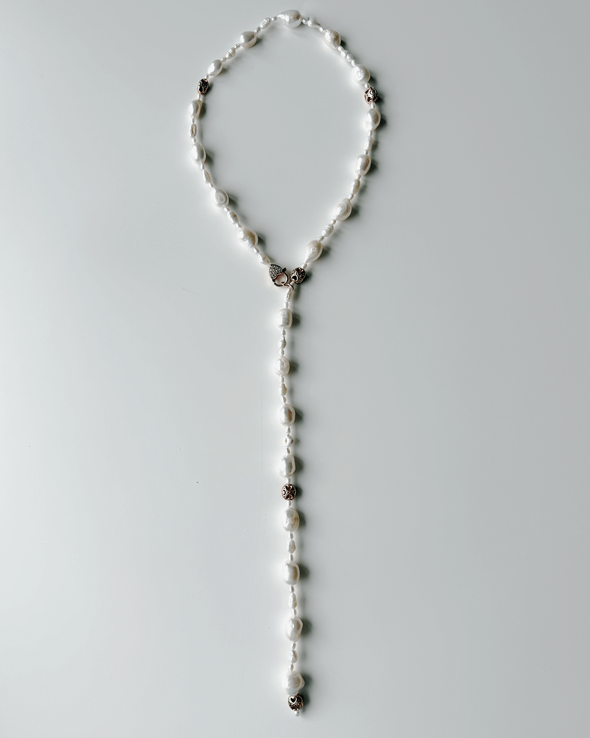 Y-KÜÇÜK İNCİLİ LARİAT KOLYE