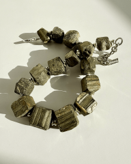 PYRITE CROWN OVERSIZE KOLYE