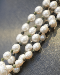 HIDDEN GARDEN OLIVE TOPAZ CHOKER KOLYE