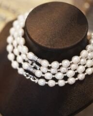 ÖZEL KLİPSLİ TEK SIRA PRENSES İNCİ KOLYE