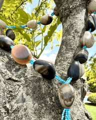 SMOKEY QUARTZ DETAYLI SÜLEYMANİYE AKİK UZUN KOLYE