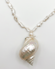 THAMES BABYLON SHELL BAROK İNCİLİ KOLYE