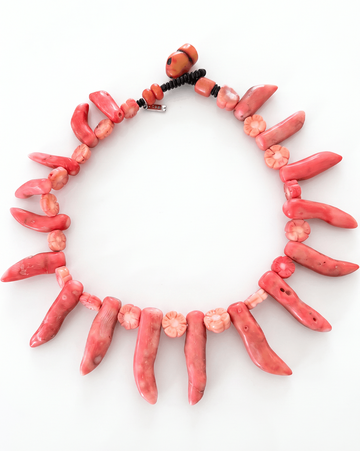 CORAL CROWN MERCAN HEMATİT KOLYE