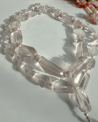 PİNK QUARTZ KISA KOLYE